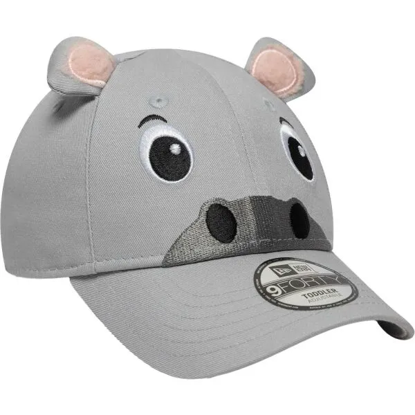 New Era TODDLER ANIMAL HIPPO 9FORTY Detská šiltovka, sivá, veľkosť