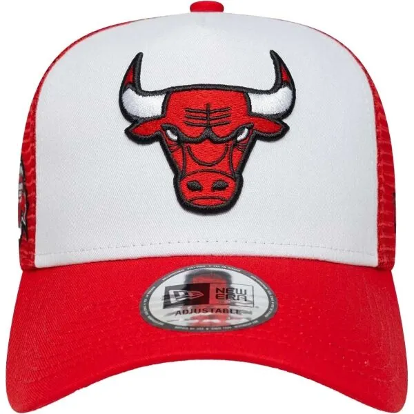 New Era CHICAGO BULLS NBA SIDE PATCH 9FORTY TRUCKER Šiltovka, červená, veľkosť UNI