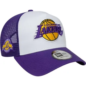 New Era LA LAKERS NBA SIDE PATCH 9FORTY TRUCKER Šiltovka, fialová, veľkosť UNI