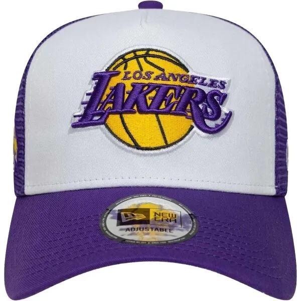 New Era LA LAKERS NBA SIDE PATCH 9FORTY TRUCKER Šiltovka, fialová, veľkosť UNI
