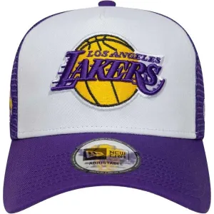 New Era LA LAKERS NBA SIDE PATCH 9FORTY TRUCKER Šiltovka, fialová, veľkosť UNI