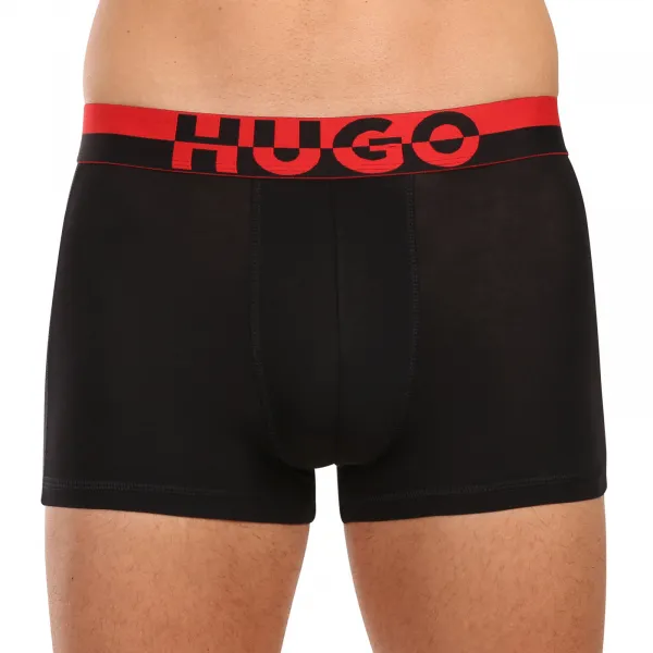 3PACK pánske boxerky HUGO čierna (50545667 001) S, trenky