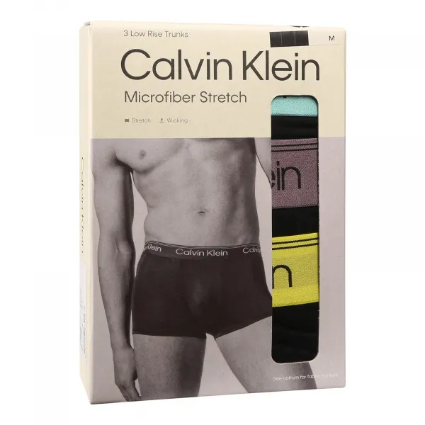 3PACK pánske boxerky Calvin Klein čierne (NB2569A-VT5) S, trenky