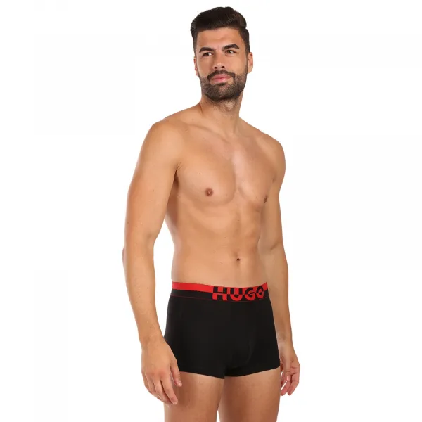 3PACK pánske boxerky HUGO čierna (50545667 001) S, trenky