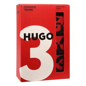 3PACK pánske boxerky HUGO čierna (50545667 001) S, trenky