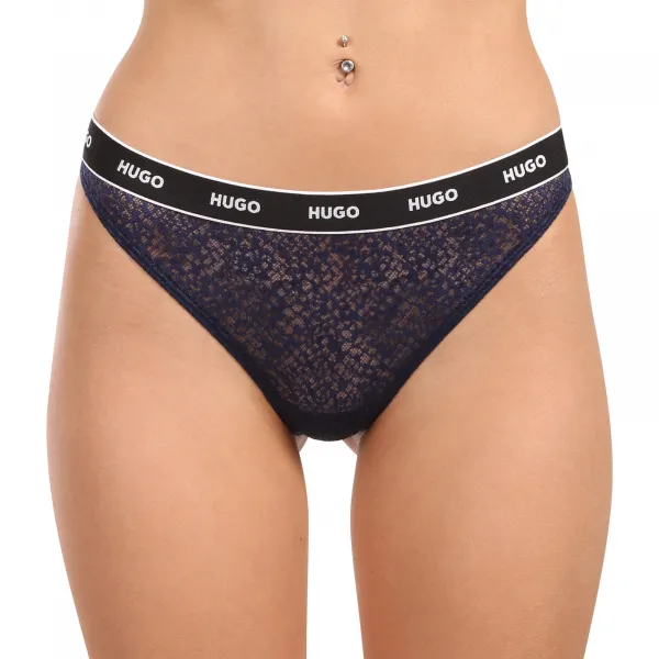 3PACK dámska tangá HUGO viacfarebné (50535265 961) M