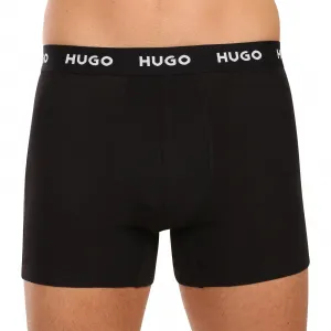 3PACK pánske boxerky HUGO viecfarebné (50532613 986) S, trenky