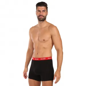 3PACK pánske boxerky HUGO viecfarebné (50532613 986) S, trenky
