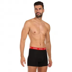 3PACK pánske boxerky HUGO viecfarebné (50532613 986) S, trenky