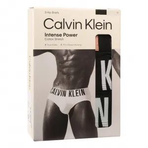 3PACK pánske slipy Calvin Klein čierné (NB3607A-VVN) M