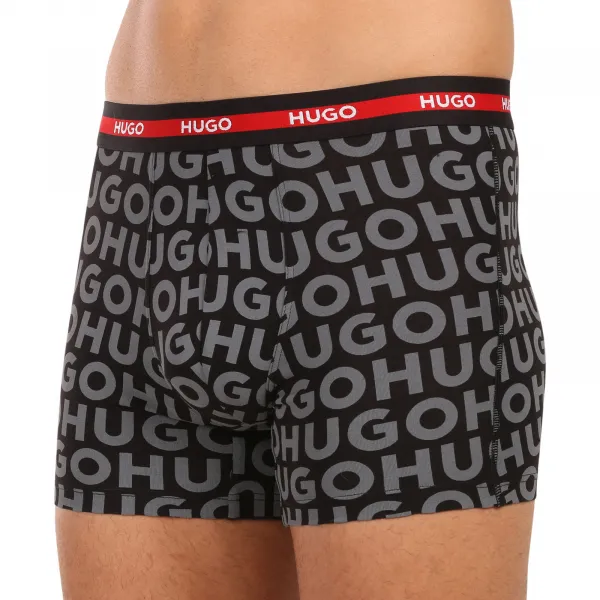 3PACK pánske boxerky HUGO viacfarebné (50545674 979) S, trenky