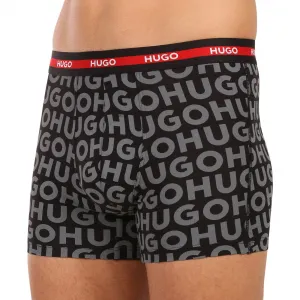 3PACK pánske boxerky HUGO viacfarebné (50545674 979) S, trenky