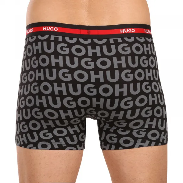 3PACK pánske boxerky HUGO viacfarebné (50545674 979) S, trenky