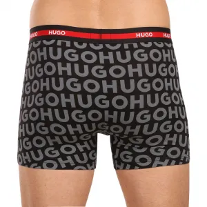 3PACK pánske boxerky HUGO viacfarebné (50545674 979) S, trenky