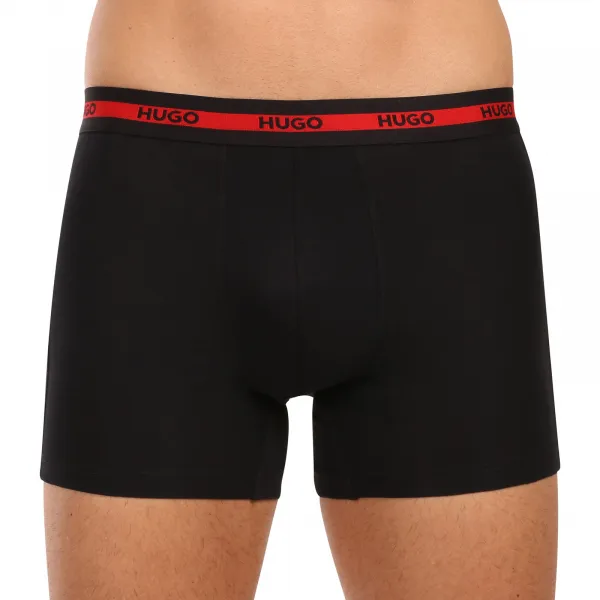 3PACK pánske boxerky HUGO viacfarebné (50545674 979) S, trenky