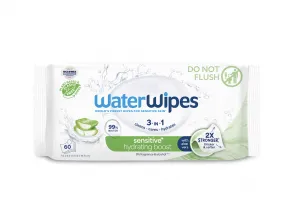 WATERWIPES Obrúsky vlhčené hydrating clean bez obsahu plastov 360 kusov