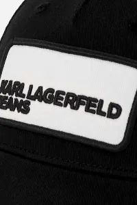Šiltovka Karl Lagerfeld Jeans Klj Colour Blocked Trucker Cap Black