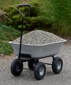 Záhradnývozík3v1svyklápačom,nosnosťaž250kg,pozinkovanáoceľ