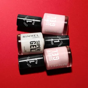 Rimmel Super Gel gélový lak na nechty bez použitia UV/LED lampy odtieň 110 Cream & Blend 12 ml