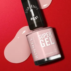 Rimmel Super Gel gélový lak na nechty bez použitia UV/LED lampy odtieň 110 Cream & Blend 12 ml