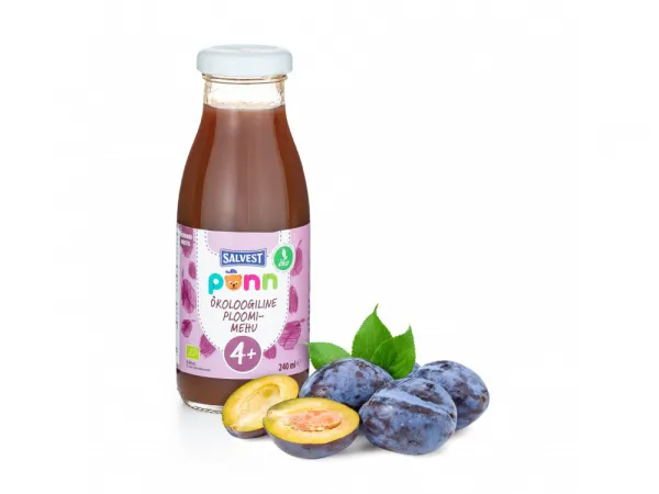SALVEST Põnn BIO slivková šťava s dužinou 240 ml