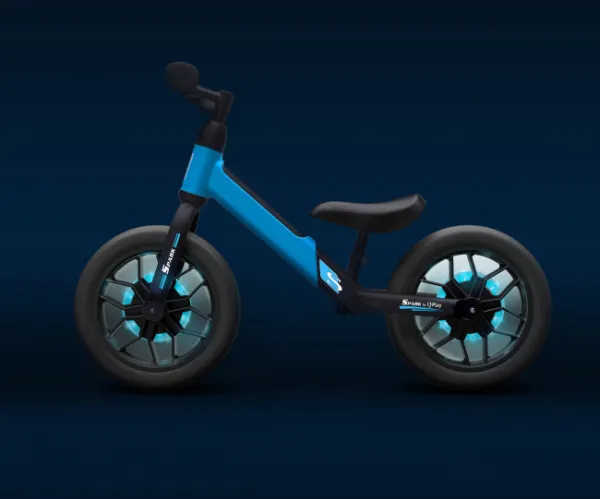 QPLAY Odrážadlo Spark Blue, vek 3 - 6 rokov, do 30 kg