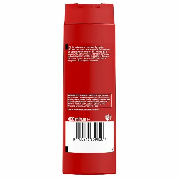 Old Spice Captain 3 V 1 Sprchový Gél A Šampón Pre Mužov 400ml 1ks
