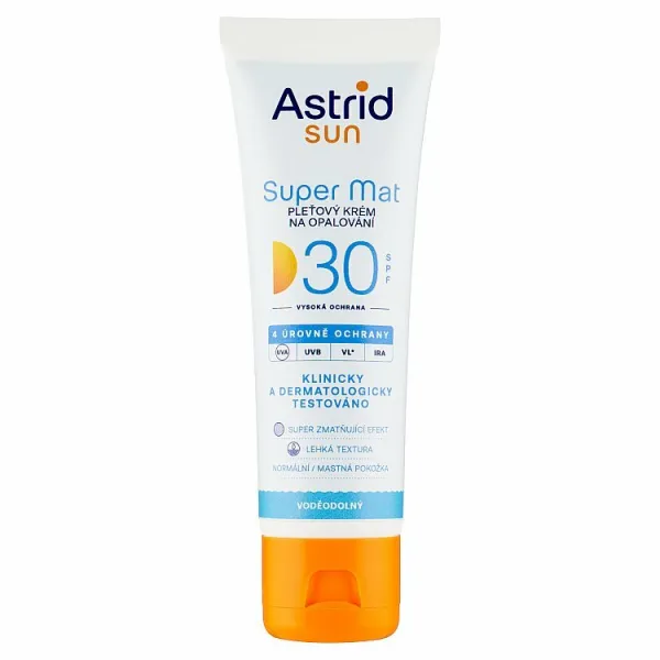 Astrid Sun pleťový krém na opaľovanie SPF 30 50 ml