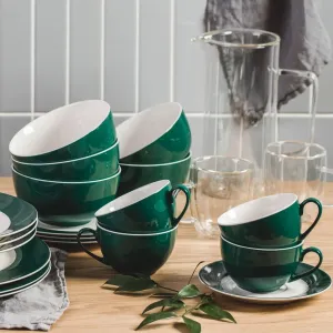AMBITION šálky na kávu Aura Green, 6 x 200 ml
