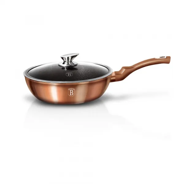 BERLINGERHAUS BH-1517 Rosegold Metallic panvica, 24 cm