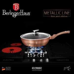BERLINGERHAUS BH-1517 Rosegold Metallic panvica, 24 cm