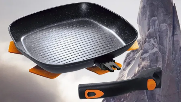 Nepriľnavá grilovacia panvica 28 cm, Granit diamond BerlingerHaus