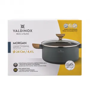 Valdinox Hrniec s pokrievkou Morgan 24 cm, 4,4 l, 24 cm