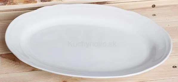 VICTORIA porcelánový oválny tanier, 28 cm
