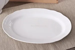 VICTORIA porcelánový oválny tanier, 28 cm