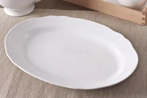 VICTORIA porcelánový oválny tanier, 28 cm