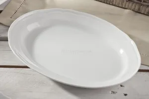 VICTORIA porcelánový oválny tanier, 28 cm
