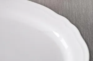 VICTORIA porcelánový oválny tanier, 28 cm