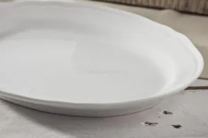 VICTORIA porcelánový oválny tanier, 28 cm