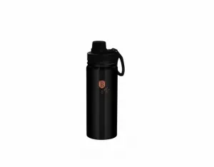 BERLINGERHAUS športová nerezová 18/10 fľaša, 540 ml Black Rose Collection