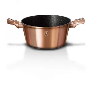 Nepriľnavý hrniec 20 cm, Rosegold BerlingerHaus
