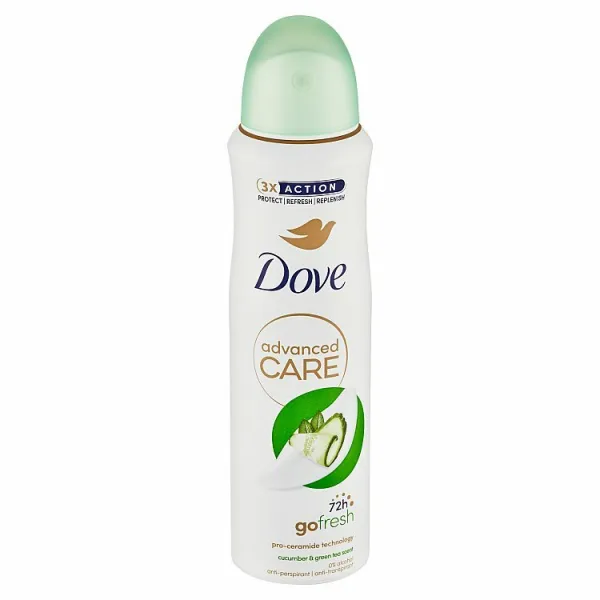 Dove Advanced Care Go Fresh Cucumber & Green Tea Scent antiperspirant sprej 150 ml 1ks