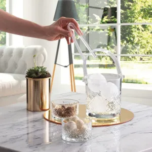 Pasabahce TIMELESS nádoba na ľad s kliešťami, 1000 ml