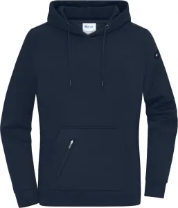 CottonClassics Dámska interlock mikina s kapucňou Farba: Modrá, Veľkosť: M