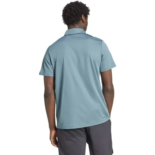 adidas TRAINING ESSENTIALS BASE POLO Pánske športové polo tričko, svetlomodrá, veľkosť