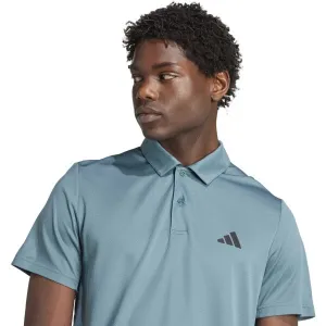 adidas TRAINING ESSENTIALS BASE POLO Pánske športové polo tričko, svetlomodrá, veľkosť