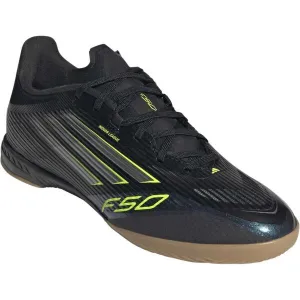 adidas F50 LEAGUE IN J Detská halová obuv, čierna, veľkosť 42