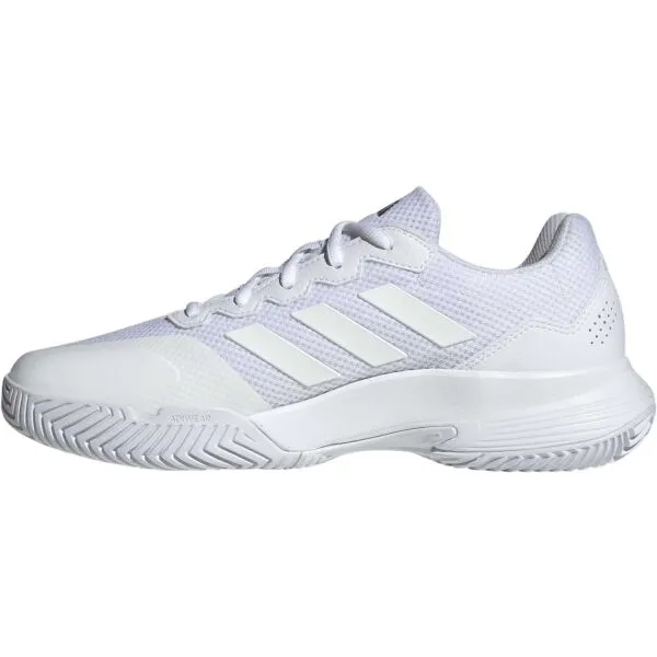 adidas GAMECOURT 2 M Pánska tenisová obuv, biela, veľkosť 42 2/3