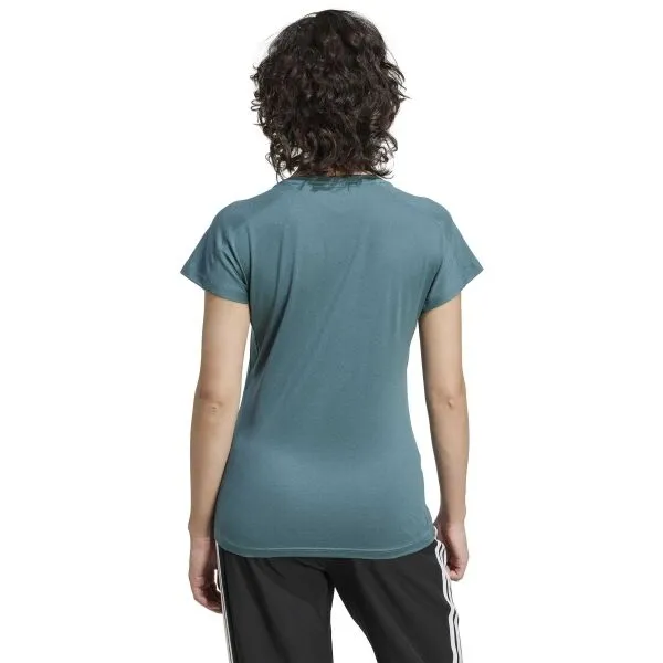 adidas AEROREADY TRAIN ESSENTIALS MINIMAL T-SHIRT Dámske športové tričko, zelená, veľkosť
