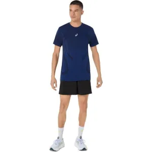 ASICS ROAD SEAMLESS SS TOP Pánske bežecké tričko, modrá, veľkosť